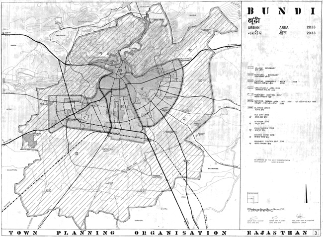 Bundi Urban Area Map 2033