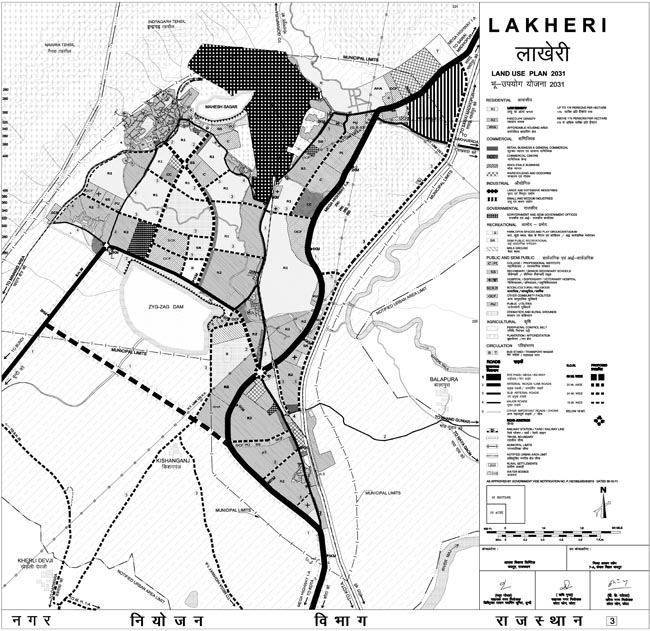 Lakheri Master Development Plan 2031 Map