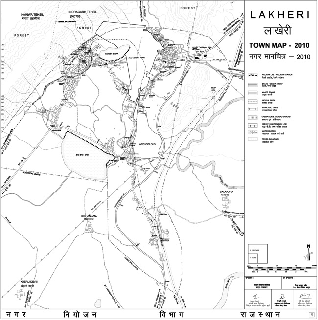Lakheri Town Map 2010