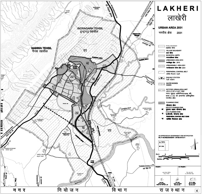 Lakheri Urban Area Map 2031