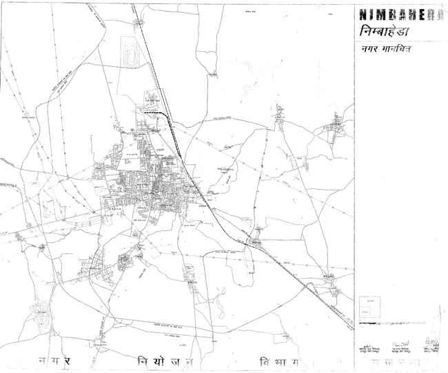 Nimbahera Town Map