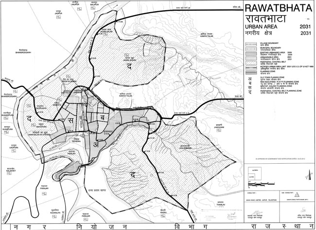 Rawatbhata Urban Area Map 2031