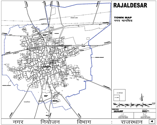 Rajaldesar Town Map 