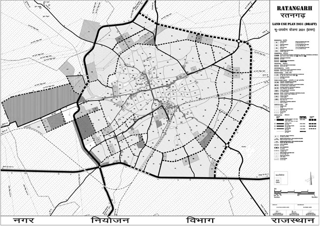 Ratangarh Master Development Plan 2031 Map