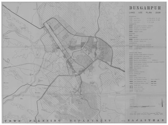Dungarpur Land Use Plan Map 2006