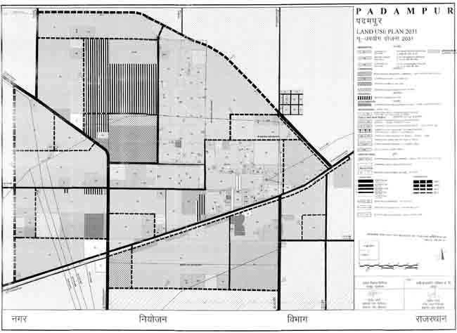 Padampur Master Development Plan 2031 Map