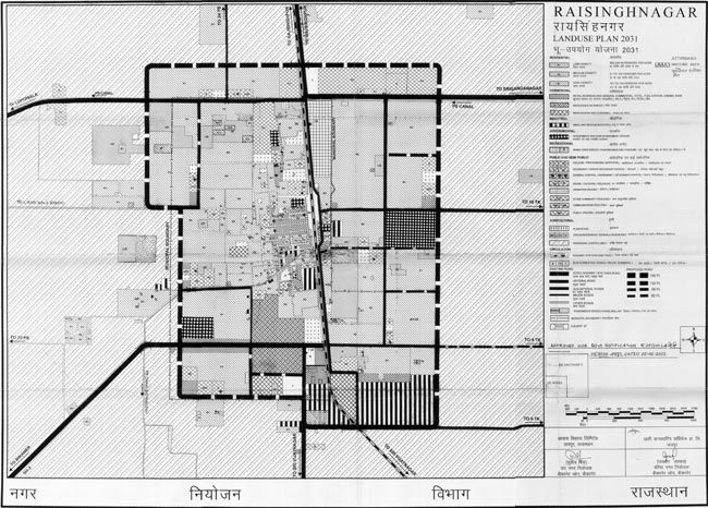 Raisinghnagar Master Development Plan 2031 Map