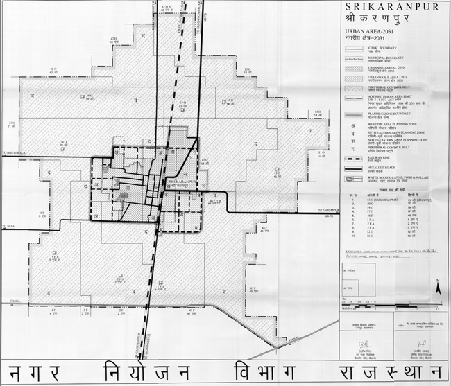 Srikaranpur Urban Area 2031 Map
