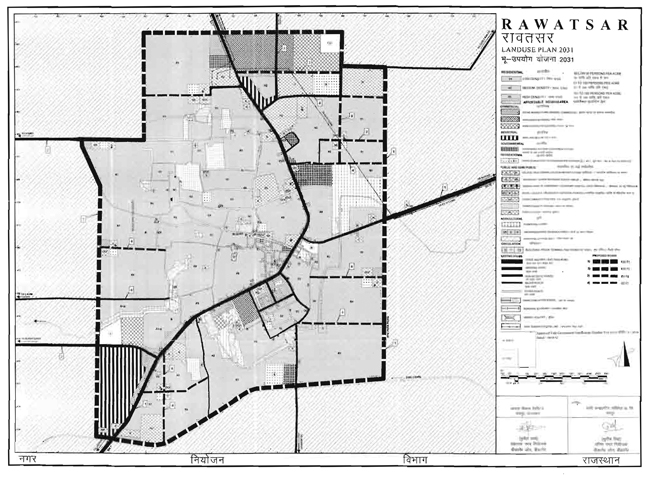 Rawatsar Master Development Plan 2031 Map