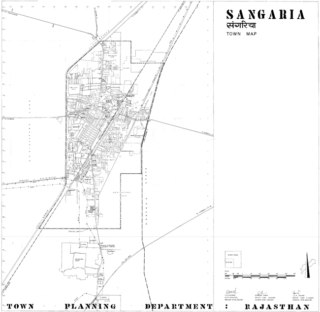 Sangaria Town Map