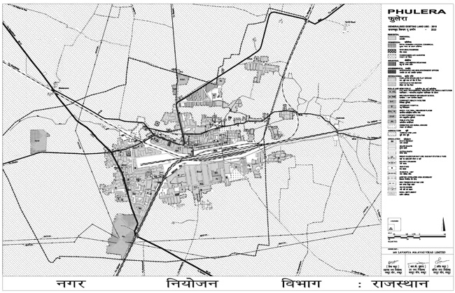 Phulera Existing Land Use Map 2010