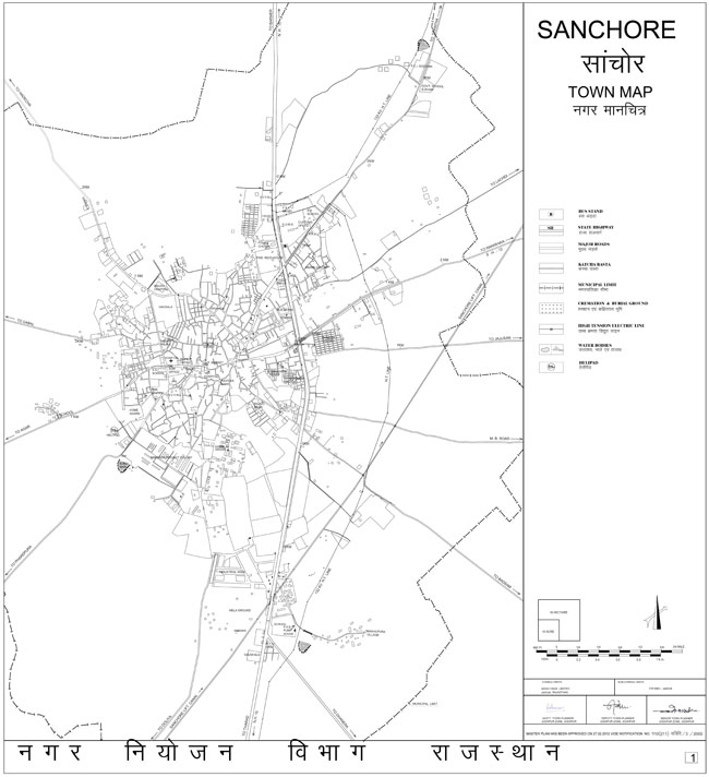 Sanchore Town Map