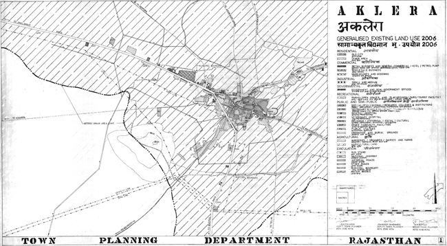 Aklera Existing Land Use Map 2006
