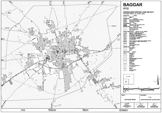 Baggar Existing Land Use Map 2010