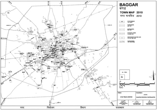 Baggar Town Map 2010