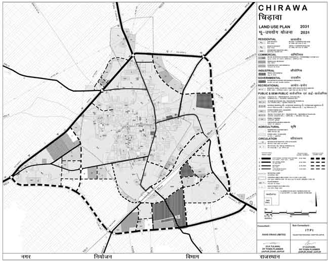 Chirawa Master Development Plan 2031 Map