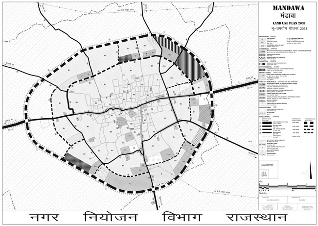 Mandawa Master Development Plan 2031 Map