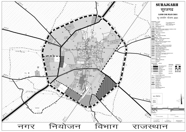 Surajgarh Master Development Plan 2031 Map