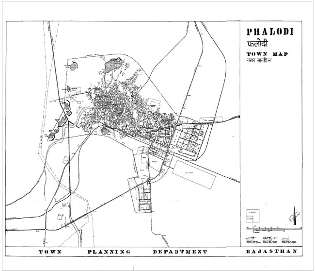 Phalodi City Town Map