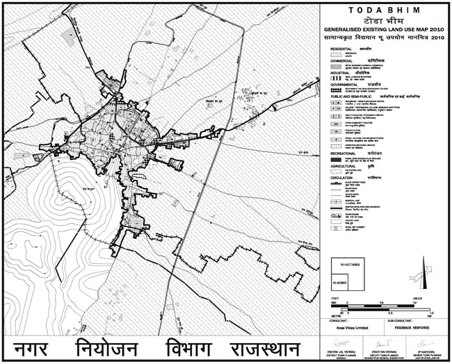 Todabhim Land Use Map 2010