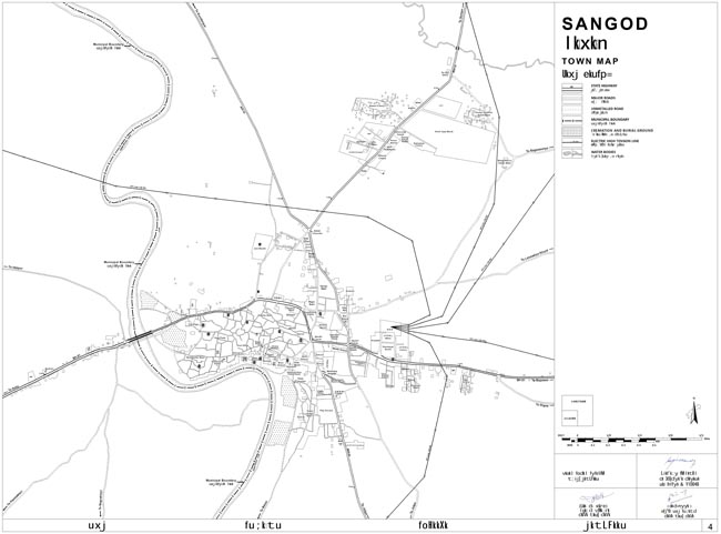 Sangod Town Map