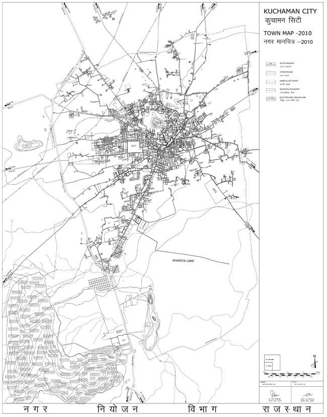 Kuchaman City Map 2010