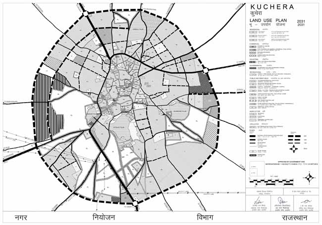 Kuchera Master Development Plan 2031 Map