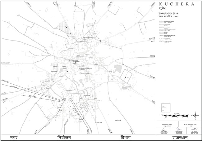 Kuchera Town Map 2010