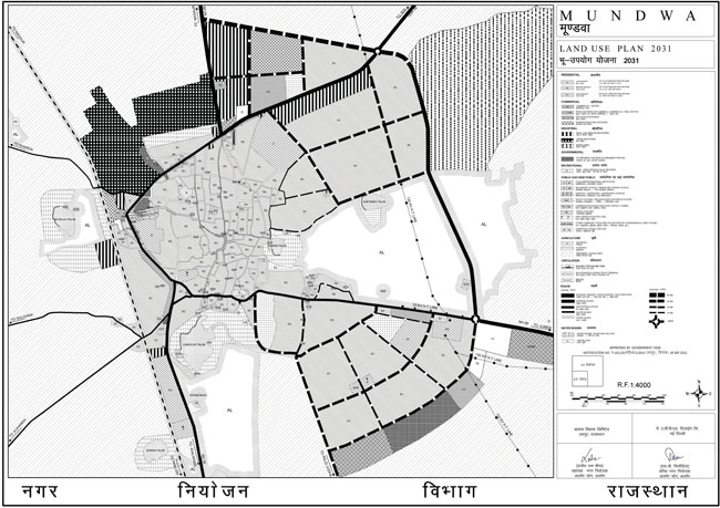 Mundwa Master Development Plan 2031 Map