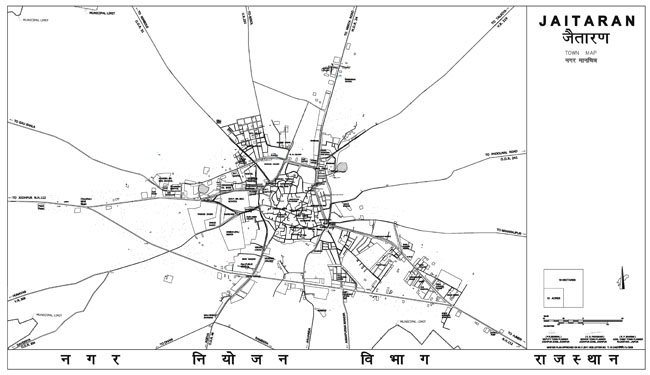 Jaitaran Town Map