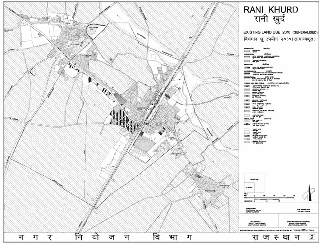 Rani Khurd Existing Land Use Map 2010