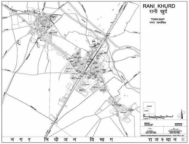 Rani Khurd Town Map