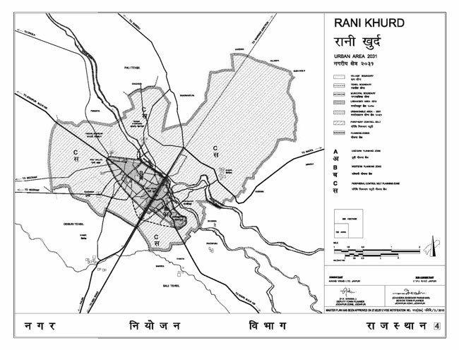 Rani Khurd Urban Area Map 2031