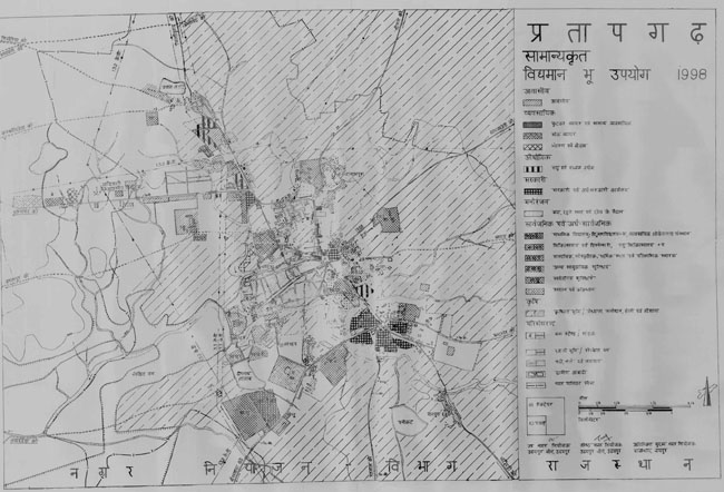 Pratapgarh Existing Land Use Map 1998