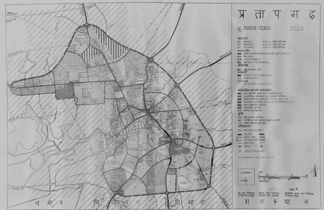 Pratapgarh Master Development Plan 2023 Map