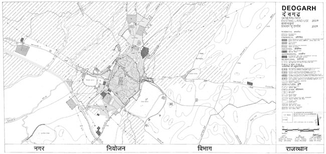 Deogarh Existing Land Use Map 2009