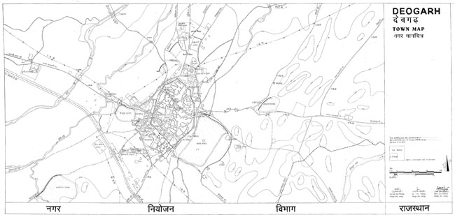 Deogarh Town Map