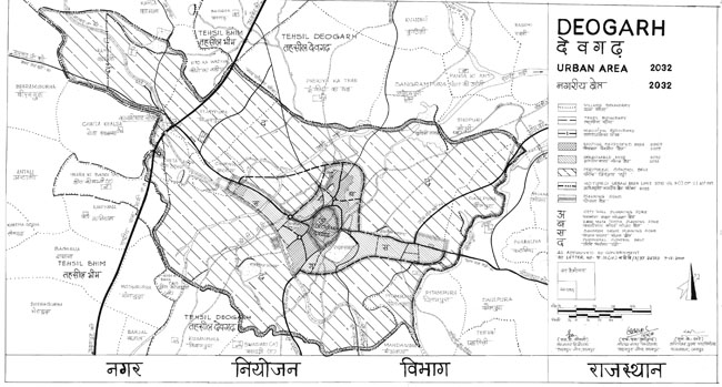 Deogarh Urban Area 2032 Map