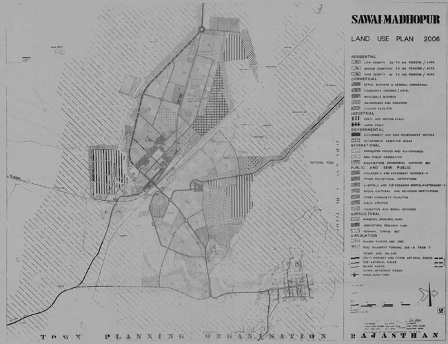 Sawai Madhopur Land Use Plan Map 2006