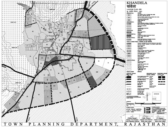 Khandela Master Development Plan 2031 Map