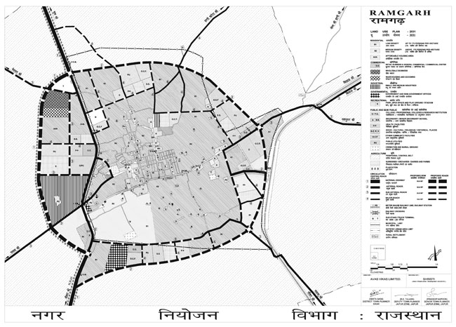 Ramgarh Master Development Plan 2031 Map