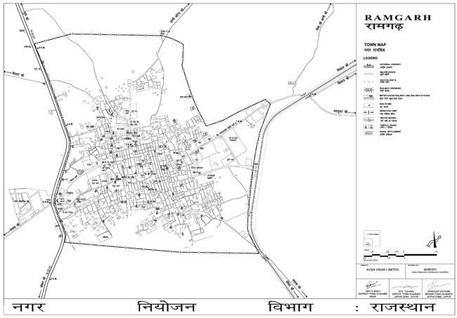 Ramgarh Town Map