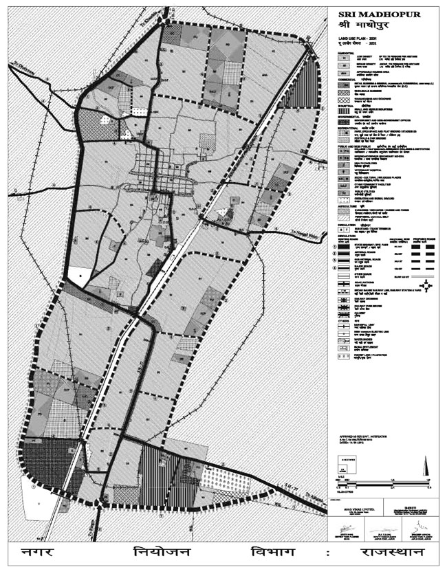 Sri Madhopur Master Development Plan 2031 Map