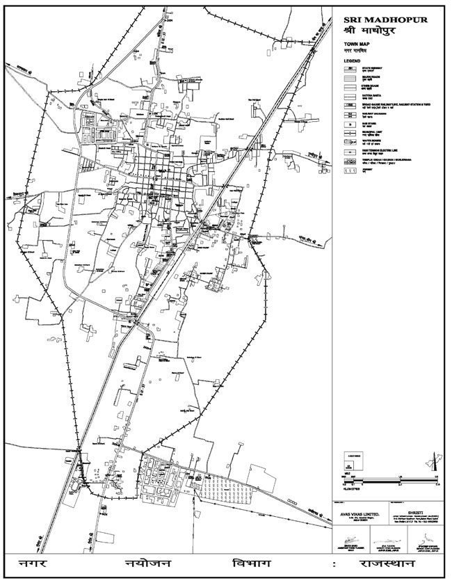 Sri Madhopur Town Map