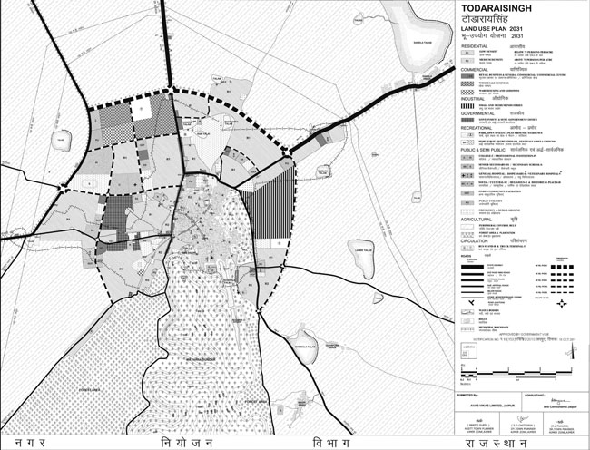 Todaraisingh Master Development Plan 2031 Map