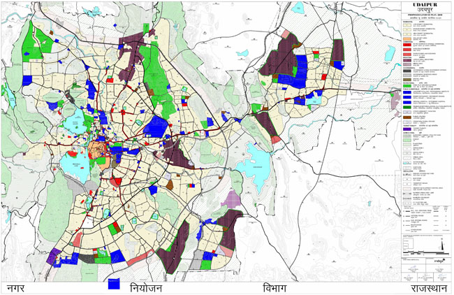 Udaipur Master Development Plan 2031 Map