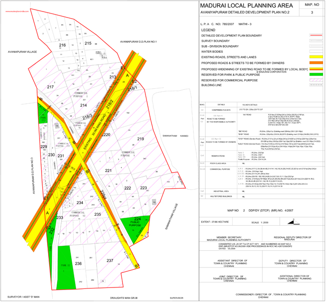 Avaniyapuram Development Plan 2