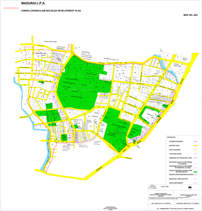 Chinna Chokikulam Development Plan Map
