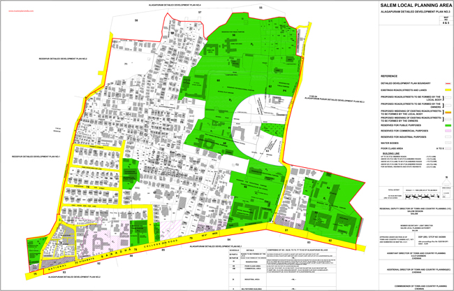 Alagapuram Development Plan-3 Map 4 & 5