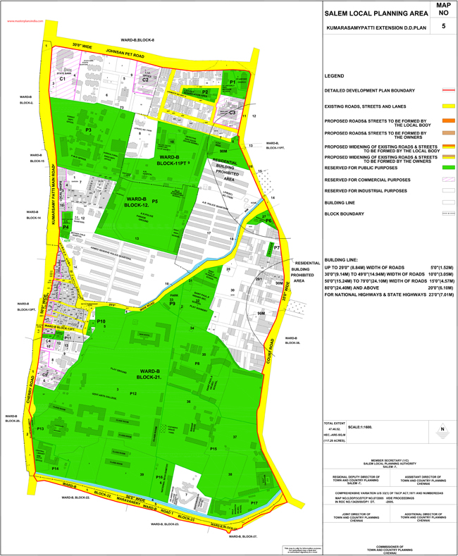 Kumarasamypatti Extension Development Plan Map-5